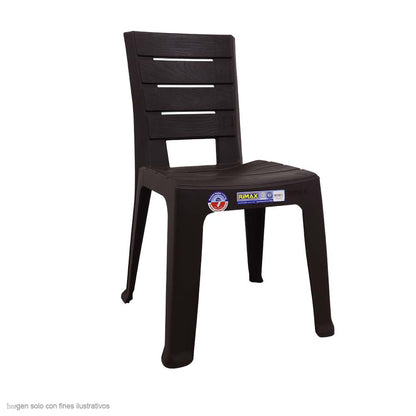 Silla Barú 12965-XP sin brazos color Wengue