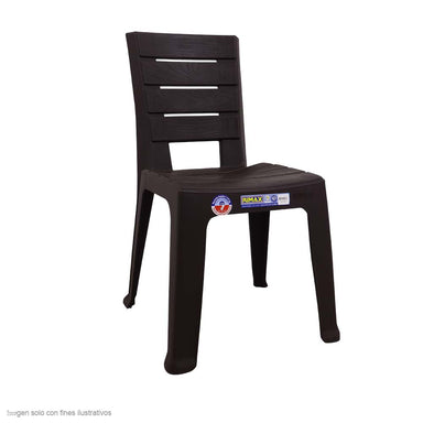 Silla Barú 12965-XP sin brazos color Wengue