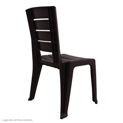 Silla Barú 12965-XP sin brazos color Wengue
