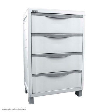 Armario cajonero Baru 6947-XP color gris