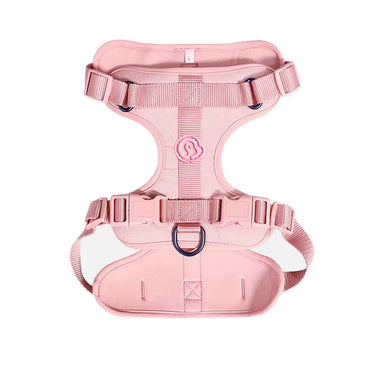 ARNÉS PARA PERRO 100% POLIÉSTER, COLOR ROSA, TALLA L: CUELLO 41-51 CM, PECHO 51-64 CM