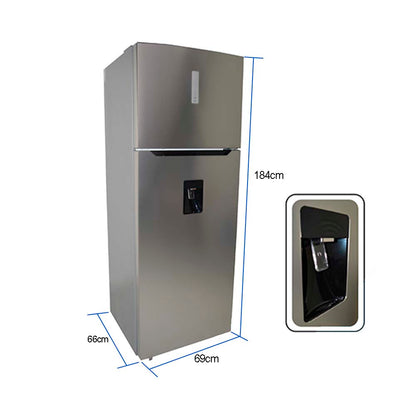 Refrigeradora 16.4pc RF17IN70SD Sankey tecnología Inverter, dispensador de agua, iluminación LED