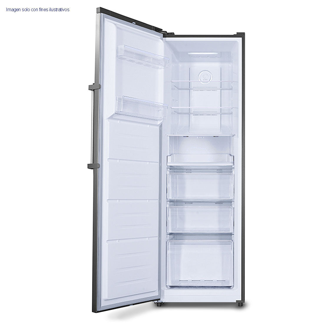 Congelador vertical 10pc RF-F10C8SB Sankey acabado en acero inoxidable panel digital de toque, tecnología inverter