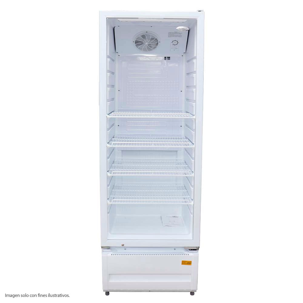 Vitrina vertical RFD-1082 10pc iluminación LED con seguridad con llave y candado