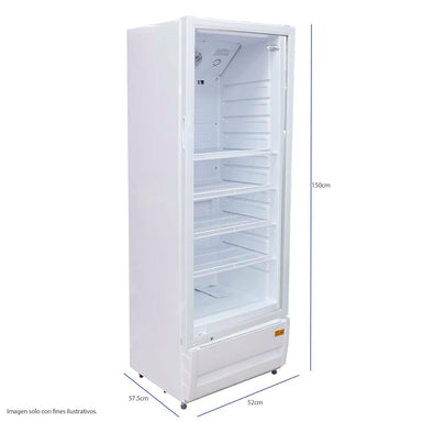 Vitrina vertical RFD-1082 10pc iluminación LED con seguridad con llave y candado