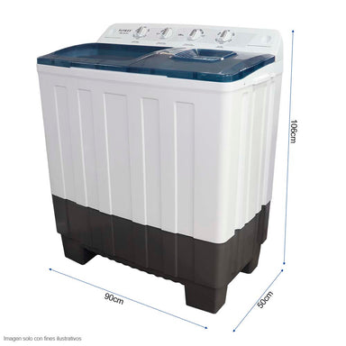 Lavadora 16kg Semi automática WM 1667PH Sankey, doble tina, bomba de expulsión