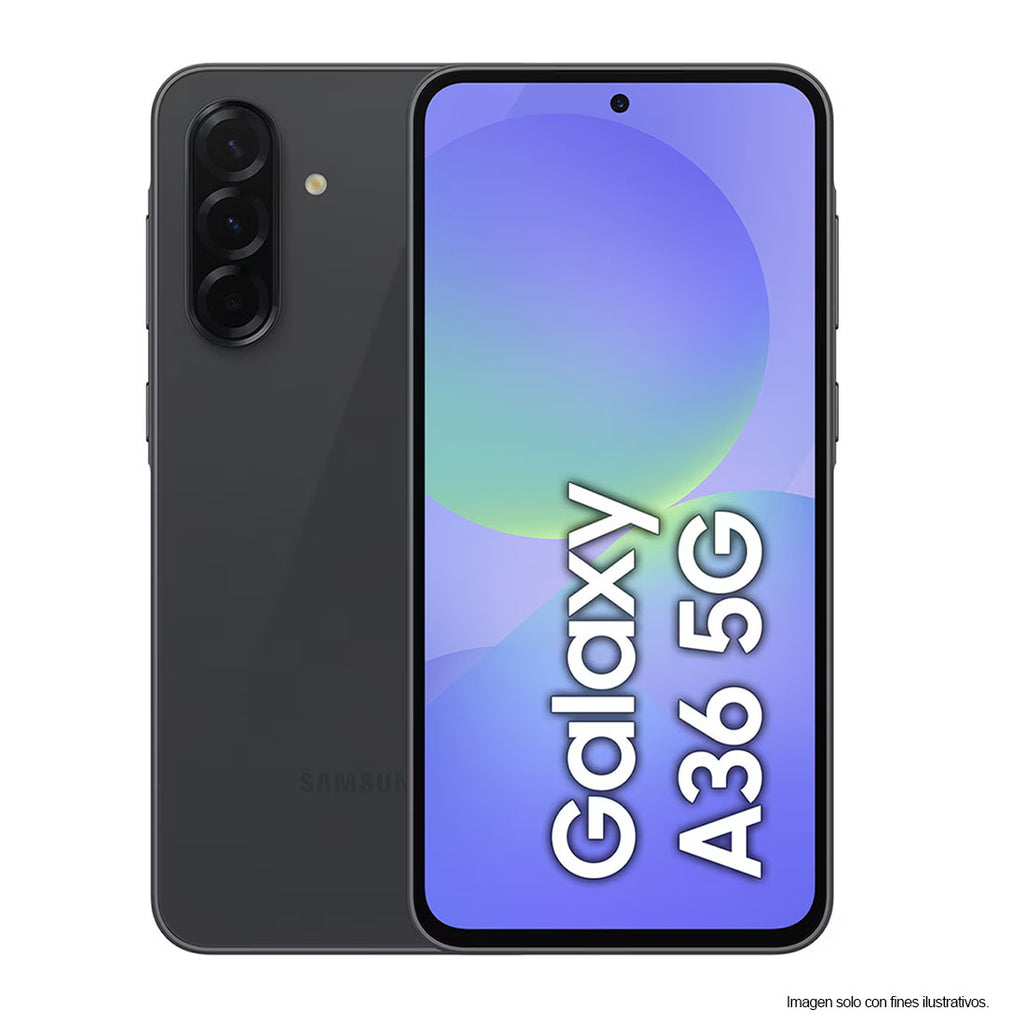 Celular Galaxy A36 Samsung 8GB +256GB color negro SM-A366EZKGGTO