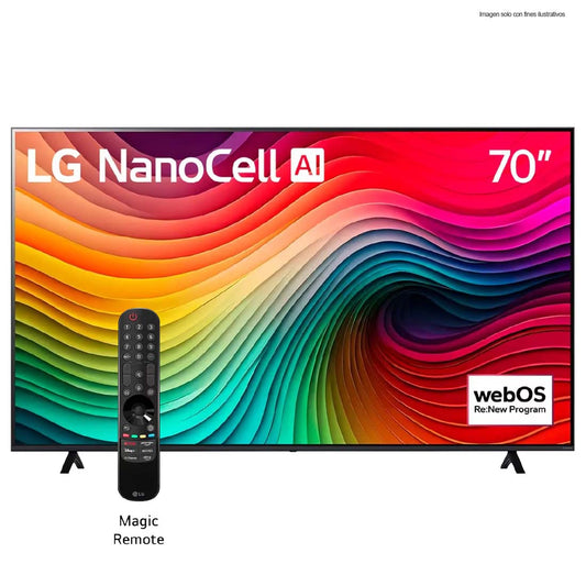 Televisor OLED Smart 70" 70NANO80TSA.AWP LG 4K