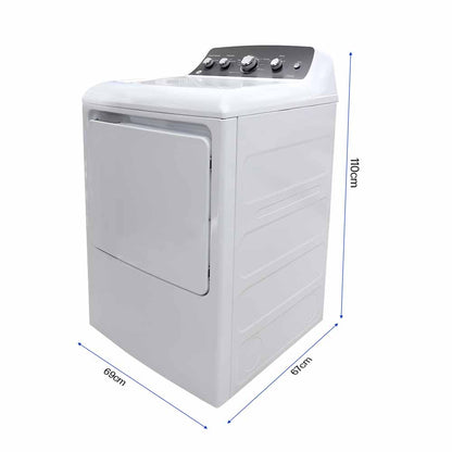 Secadora a gas 22kg SGG47N5MSSAB0 GE con sensor de secado