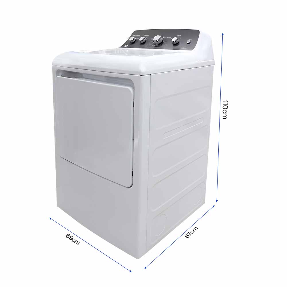 Secadora a gas 22kg SGG47N5MSSAB0 GE con sensor de secado