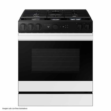 Estufa a gas de 30" Bespoke NSG6DB850012AX Smart Samsung Slide-In Air Friyer & Wi-Fi, Air Sous Vide