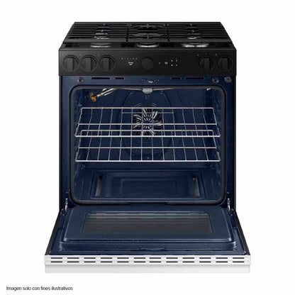 Estufa a gas de 30" Bespoke NSG6DB850012AX Smart Samsung Slide-In Air Friyer & Wi-Fi, Air Sous Vide