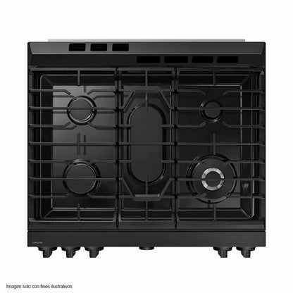 Estufa a gas de 30" Bespoke NSG6DB850012AX Smart Samsung Slide-In Air Friyer & Wi-Fi, Air Sous Vide