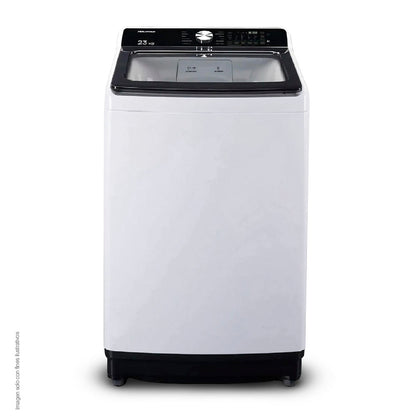 Lavadora 23kg WT3T2323UW Hisense color blanco carga superior