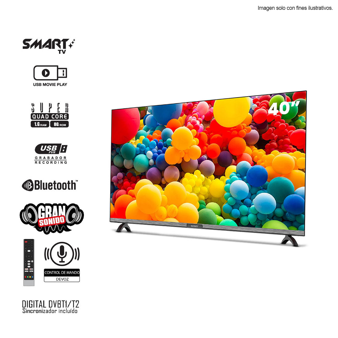 Televisor LED Smart 40