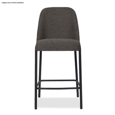 Silla de bar Serena CB-006 color tela gris oscuro