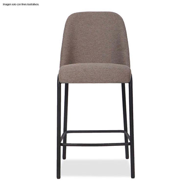 Silla de bar Serena CB-006 color tela chocolate