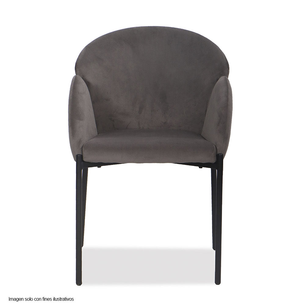 Silla Lira CC047 color chocolate