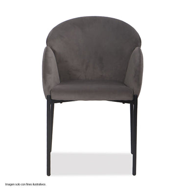 Silla Lira CC047 color chocolate