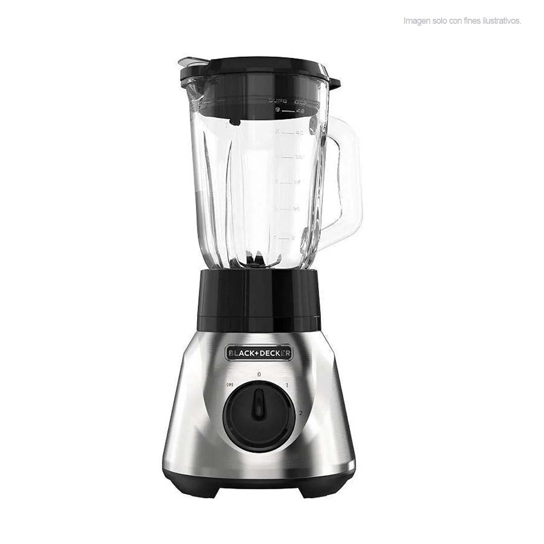 Licuadora 1.5L BL1686-0SDLA Black & Decker 2 velocidades de acero inoxidable