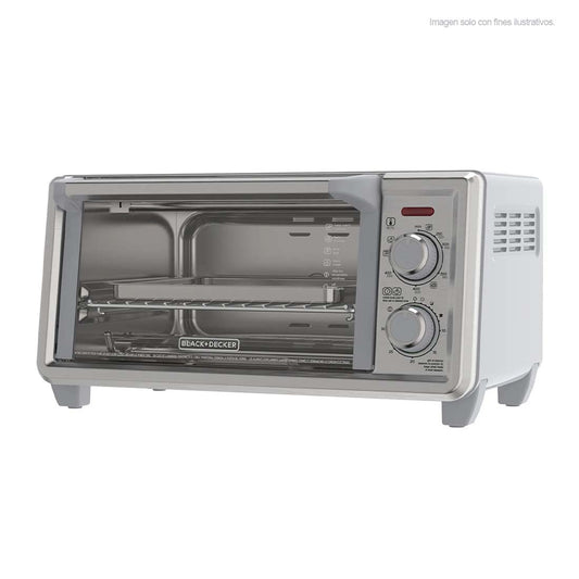 Tostahornos TO4120-1SDLA Black & Decker, convención natural hasta 4 rebanadas