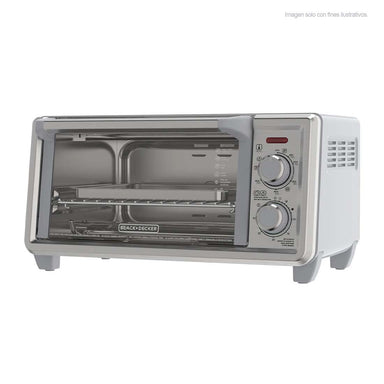 Tostahornos TO4120-1SDLA Black & Decker, convención natural hasta 4 rebanadas
