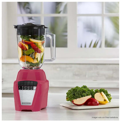 Licuadora 1.65 L BL0877-1PDLA Black & Decker 8velocidades color violeta, vaso plástico