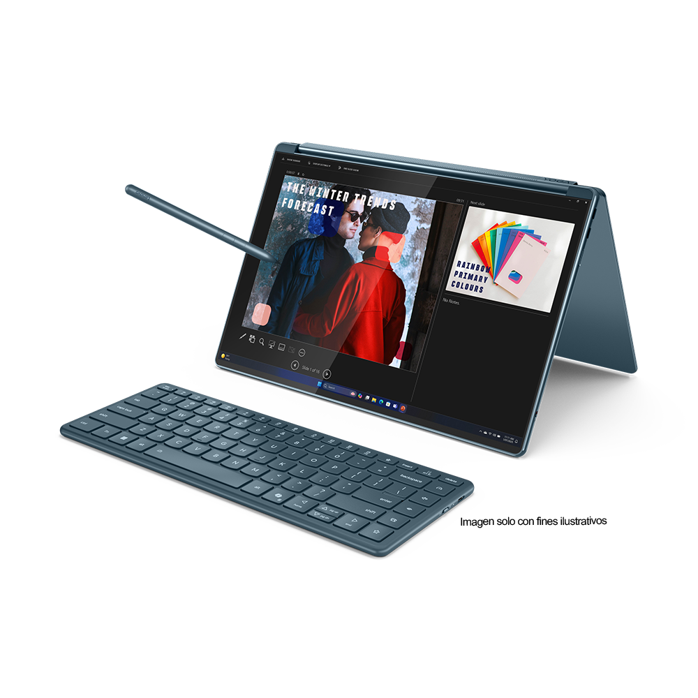 Yoga BooK 9 14iAH10 Lenovo, pantalla dual 14", 16GB 1TB, táctil, windows 11 Home