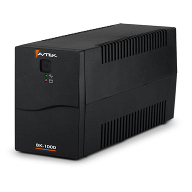 UPS Regulador de voltaje BK-1000 Avtek, hasta 100VA/500W 8 tomas Nema 5-15 120V 50-60hz.