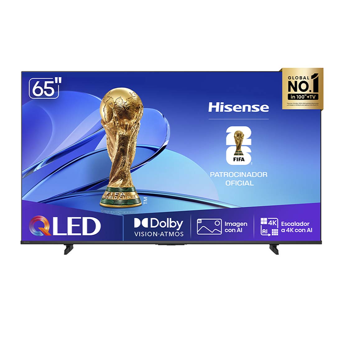 Televisor QLED Smart 65" 65Q6QV Hisense VIDAA