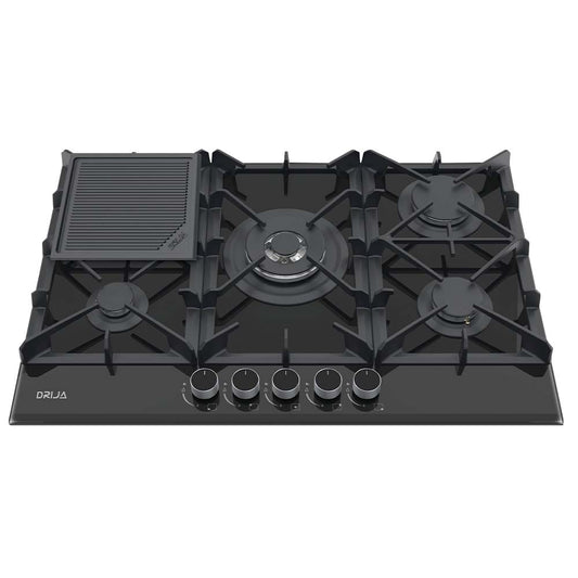 Estufa a Gas 30" TOSCANA PRO 76cm Drija, 5 quemadores SABAF