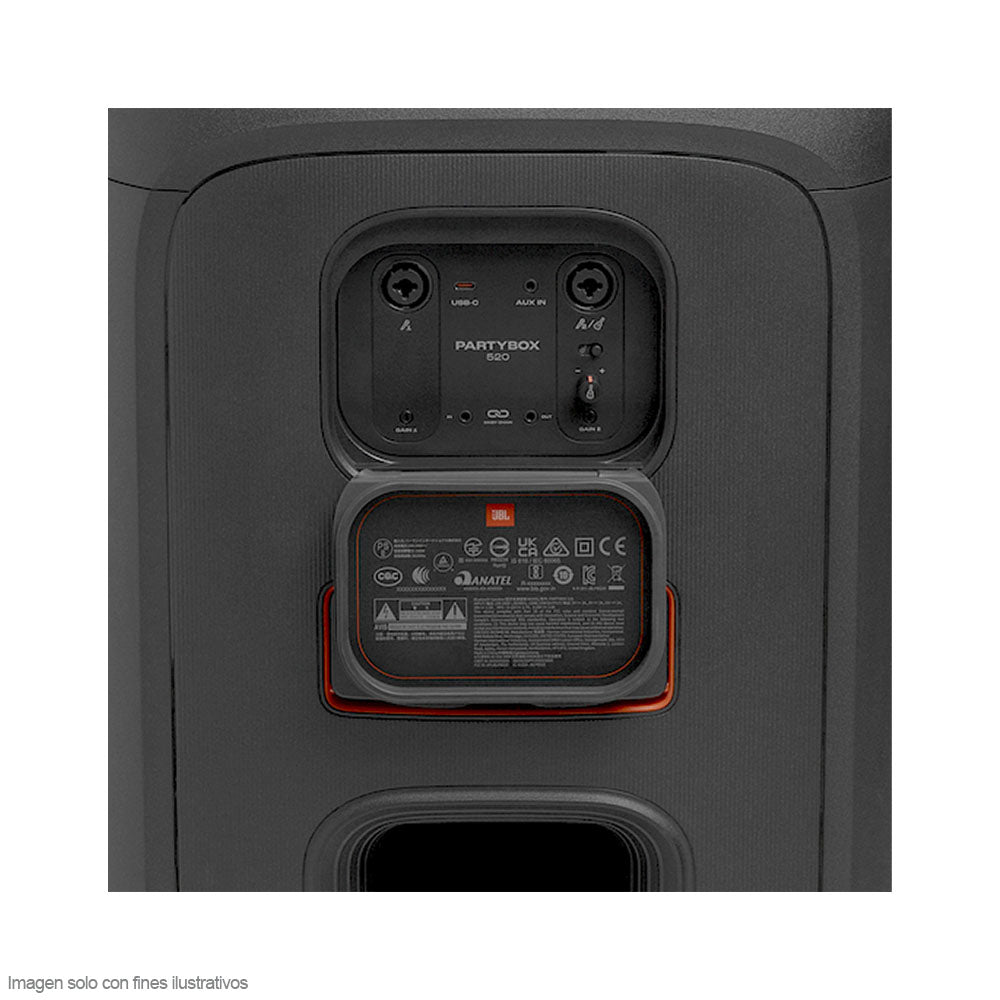 JBL Ａ５２ Parlante activo PartyBox520AM JBL 400W — Rodelag Panamá