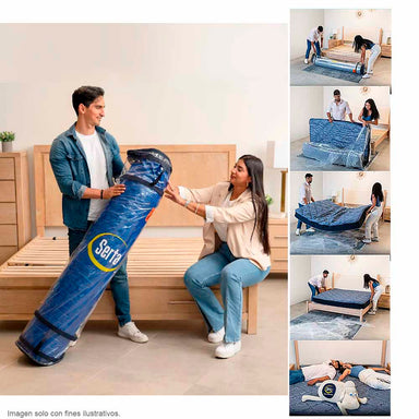 Colchón SleepTo Go Semi (2S) tamaño twin I-5465 Serta