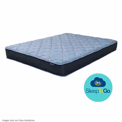 Colchón SleepTo Go Semi (2S) tamaño Queen I-5467 Serta