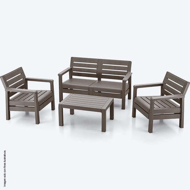 Sala 4 puestos modelo BARU 14246-XP color Mocca