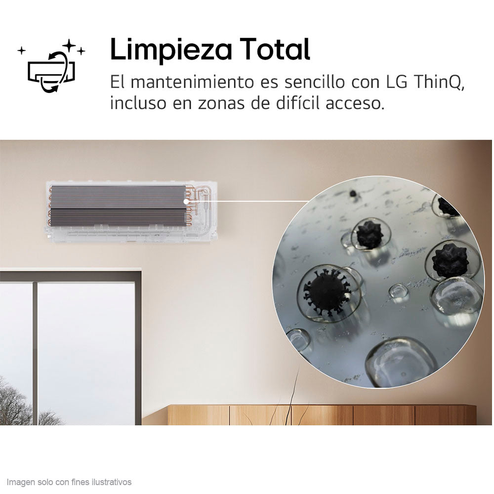 Aire acondicionado Split 12000 BTU VF122C31 LG inverter