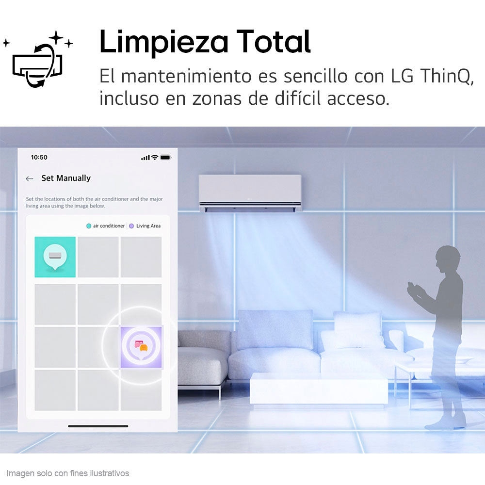 Aire acondicionado Split 12000 BTU VF122C31 LG inverter