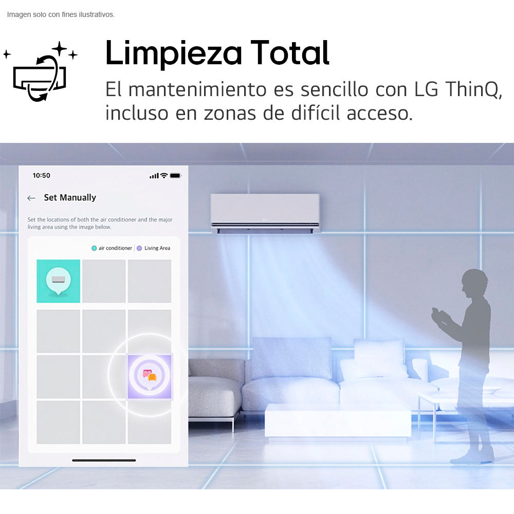 Aire acondicionado Split 18000 BTU VF182C311 LG inverter