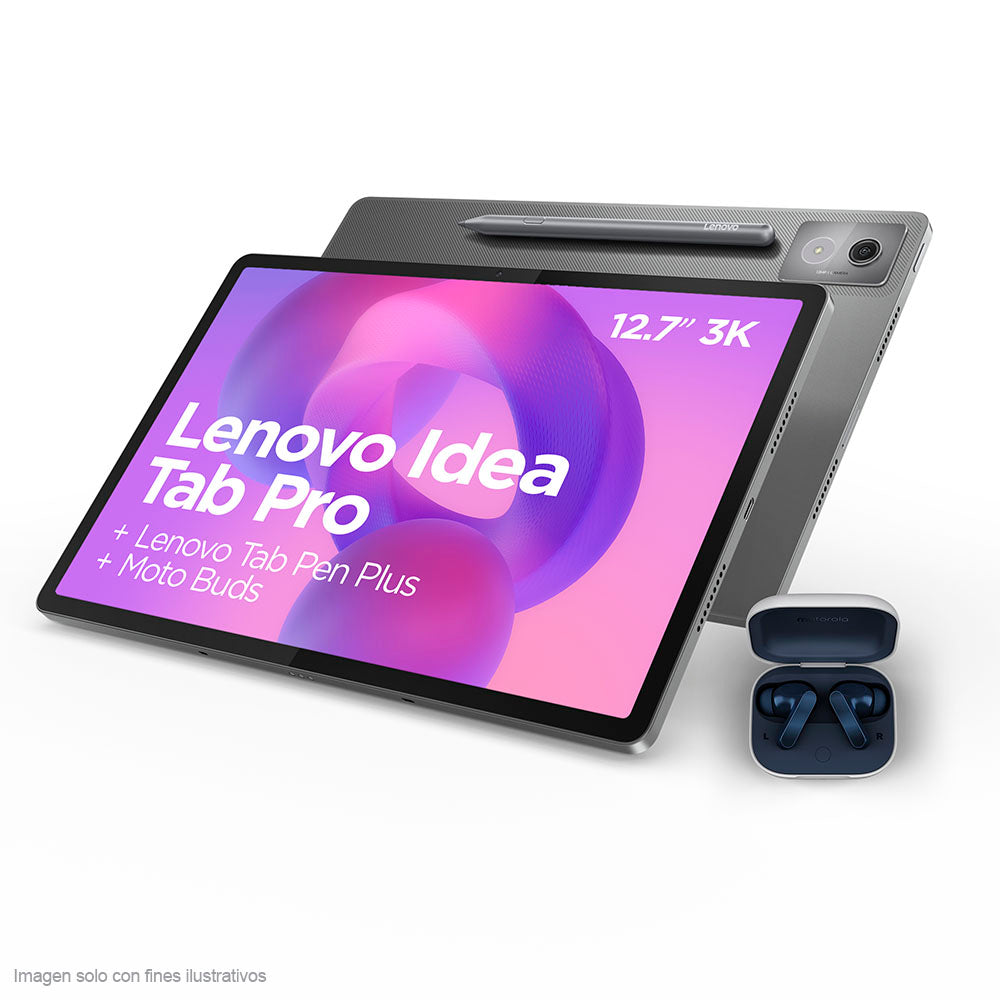 Idea Tab Pro Lenovo pantalla 12.7” 8GB + 256GB Wi-Fi Android keyboard + pencil Lenovo