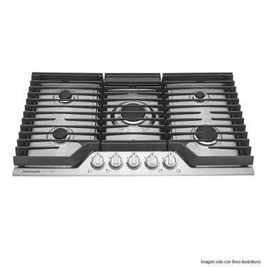 Estufa empotrable a gas de 36" GCCG3648AS Frigidaire 5 quemadores, acero inoxidable