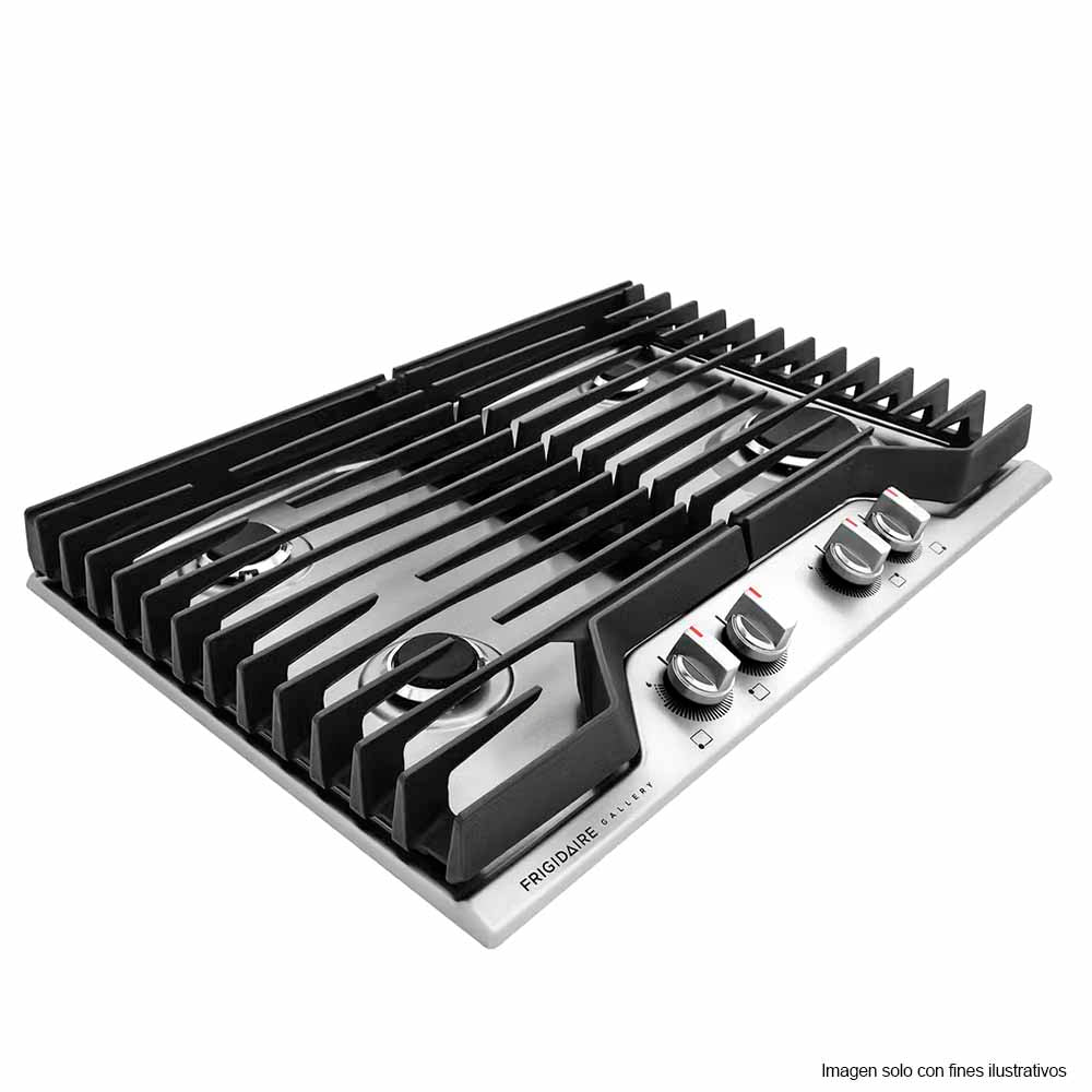 Estufa empotrable a gas de 36" GCCG3648AS Frigidaire 5 quemadores, acero inoxidable