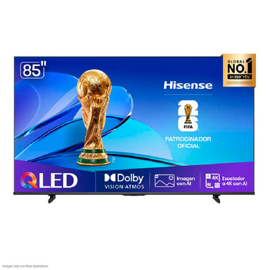Televisor QLED Smart 85" 85Q6QV Hisense 4K AI