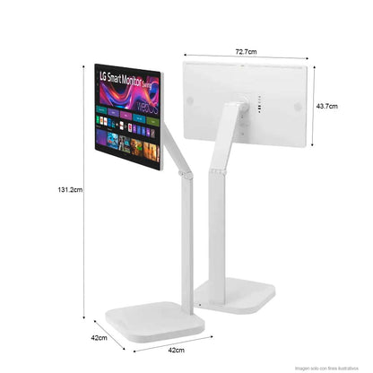 Monitor de 32" Smart Swing 32U889SA de LG 4K