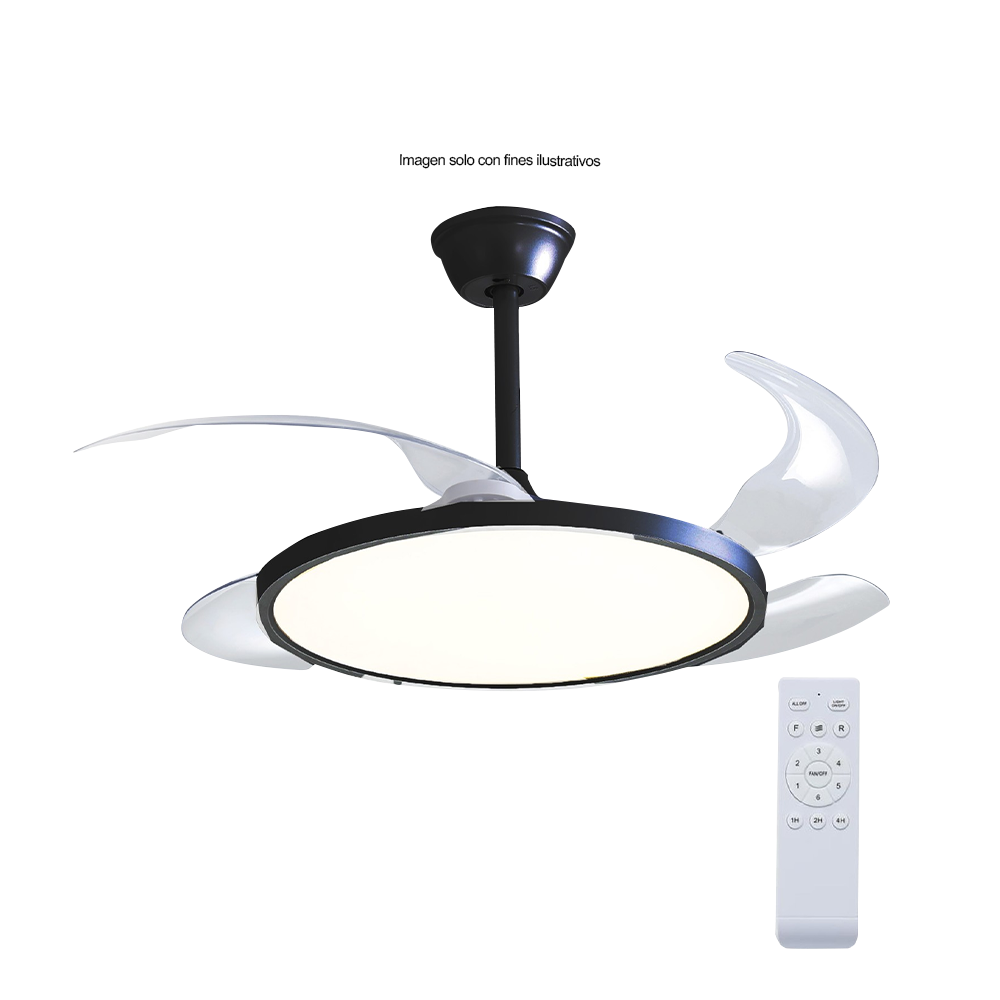 Abanico de techo CM4218FLRC Sankey, aspas de 42" retráctil.