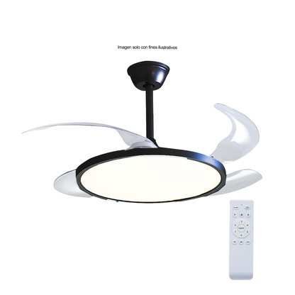 Abanico de techo CM4218FLRC Sankey, aspas de 42" retráctil.