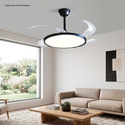 Abanico de techo CM4218FLRC Sankey, aspas de 42" retráctil.