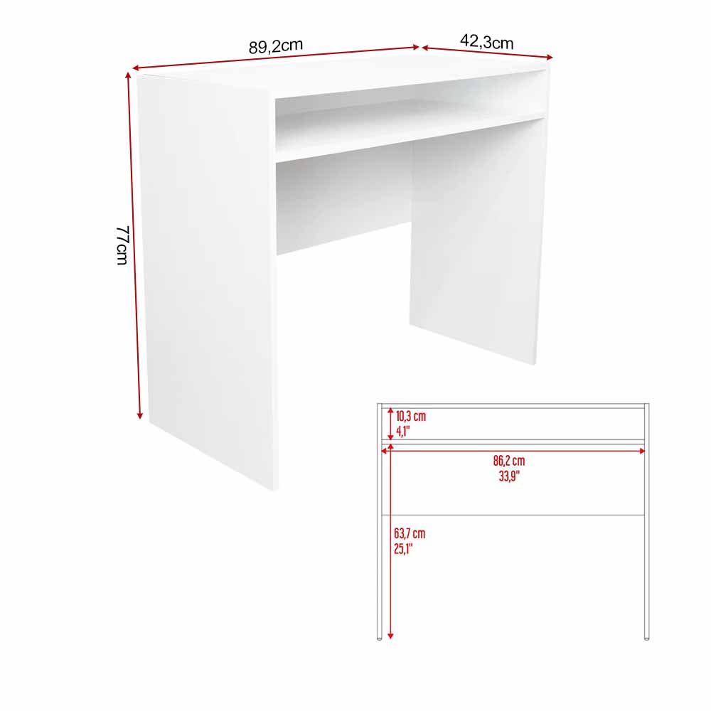Escritorio Stella ELB 10492 color blanco
