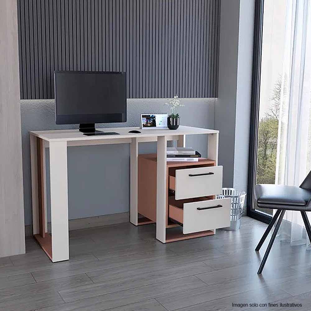 Escritorio Verlot 10331 color arupo + capri