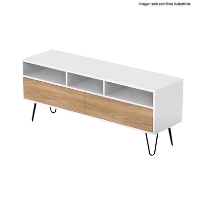 Rack para TV TORI, RBF 10310 color fresno + blanco