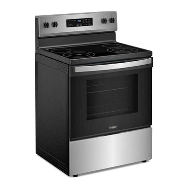 Estufa 30" eléctrica WFES3030RS Whirlpool, cubierta Vitroceramica modo Sabbath